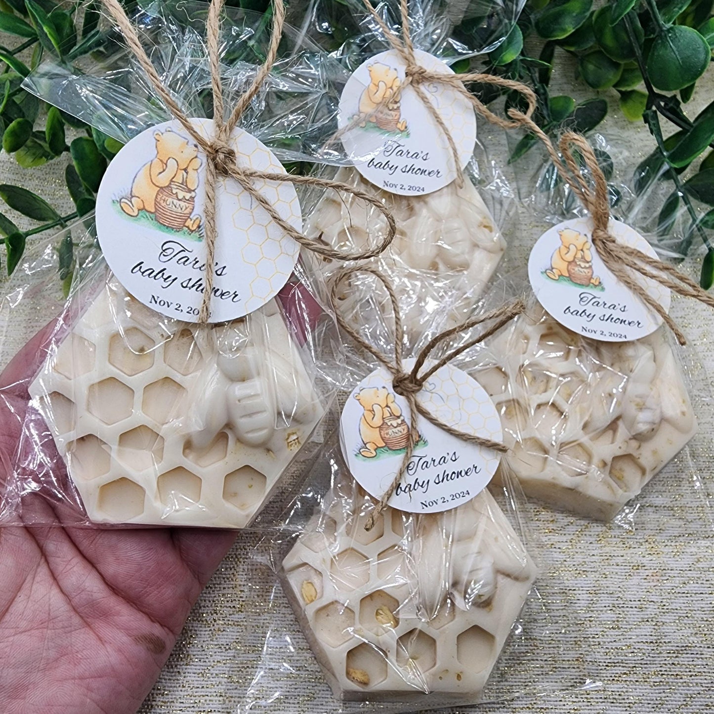 Honeycomb Soap Favors Honey Bee Baby Shower Favors Bee Hive Wedding Shower Favors Oatmeal Soap Gift For Her