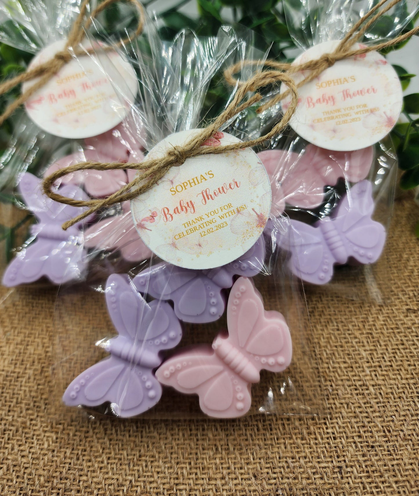 Butterfly Soap Favors Baby shower favors Bridal shower favors Wedding shower favors Party favors Girl gift sweet 16 decorations