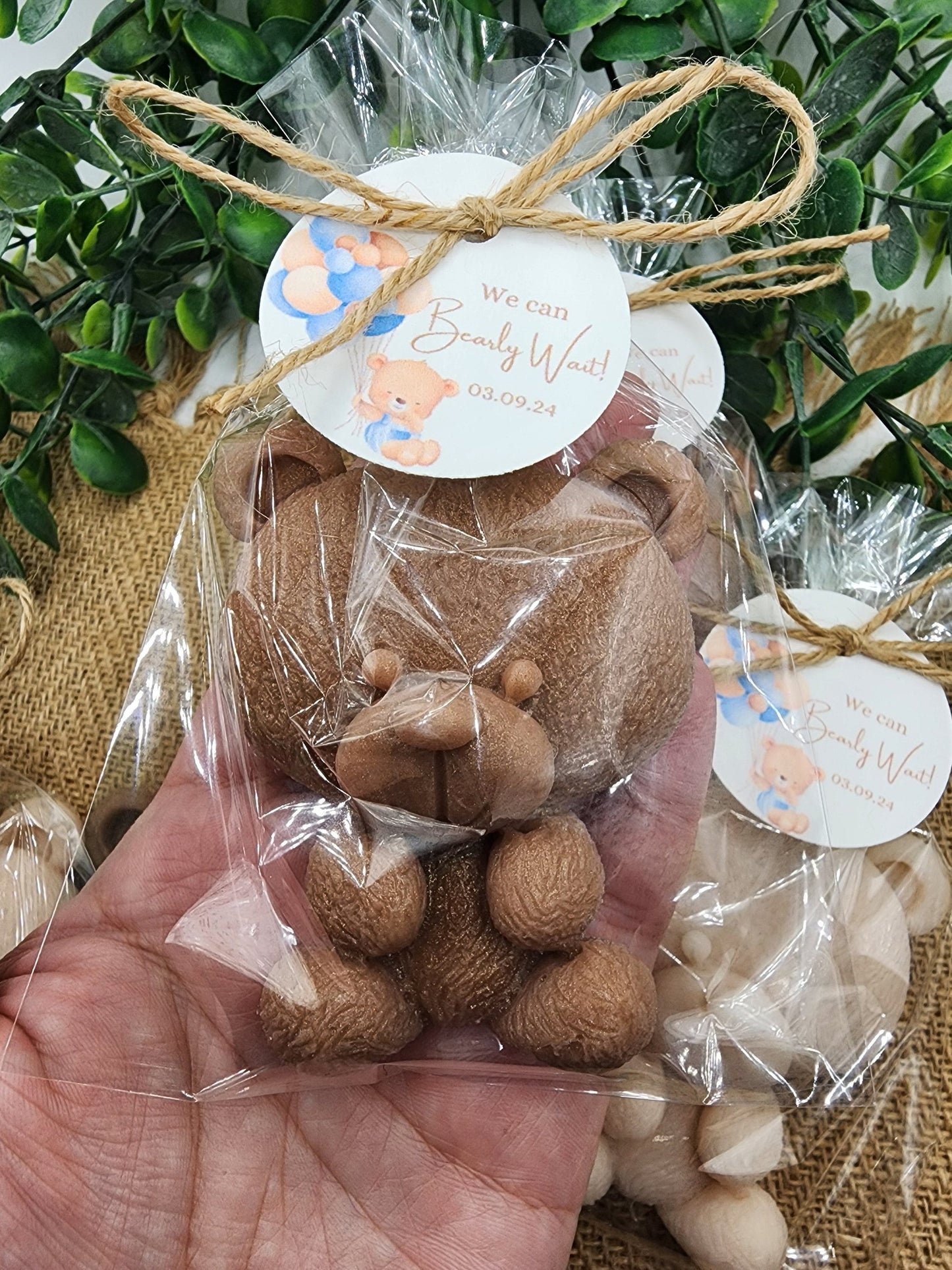 Teddy Bear Soap Favors Baby Shower Favors Thank You Beary Much Gift Beary First Birthday Decorations Gender Reveal Favors Boy Girl Gift