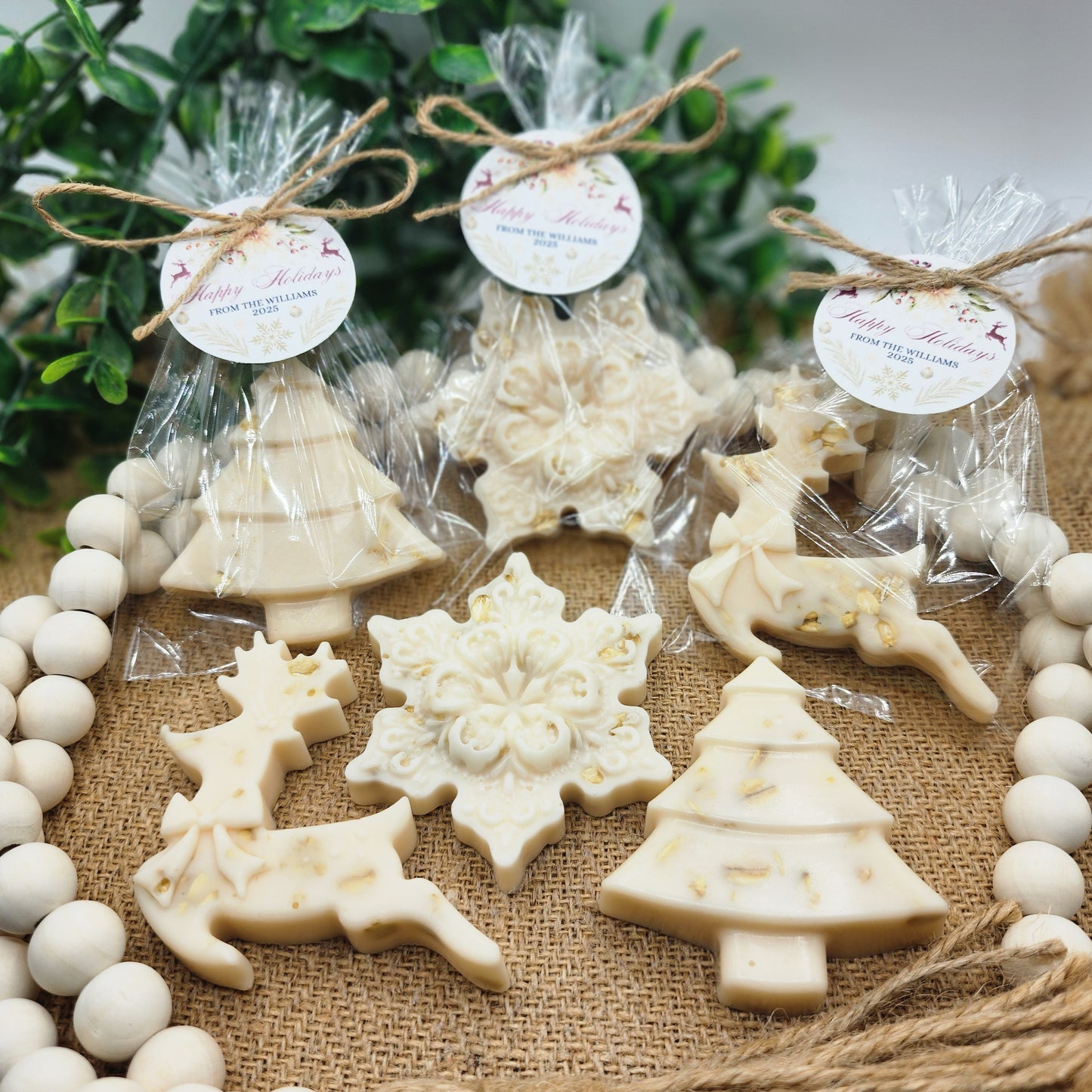 Christmas Soap Favors Baby Shower Favors Christmas Stocking Stuffers Wedding Shower Favor Christmas Gifts Christmas Tree Snowflake decor