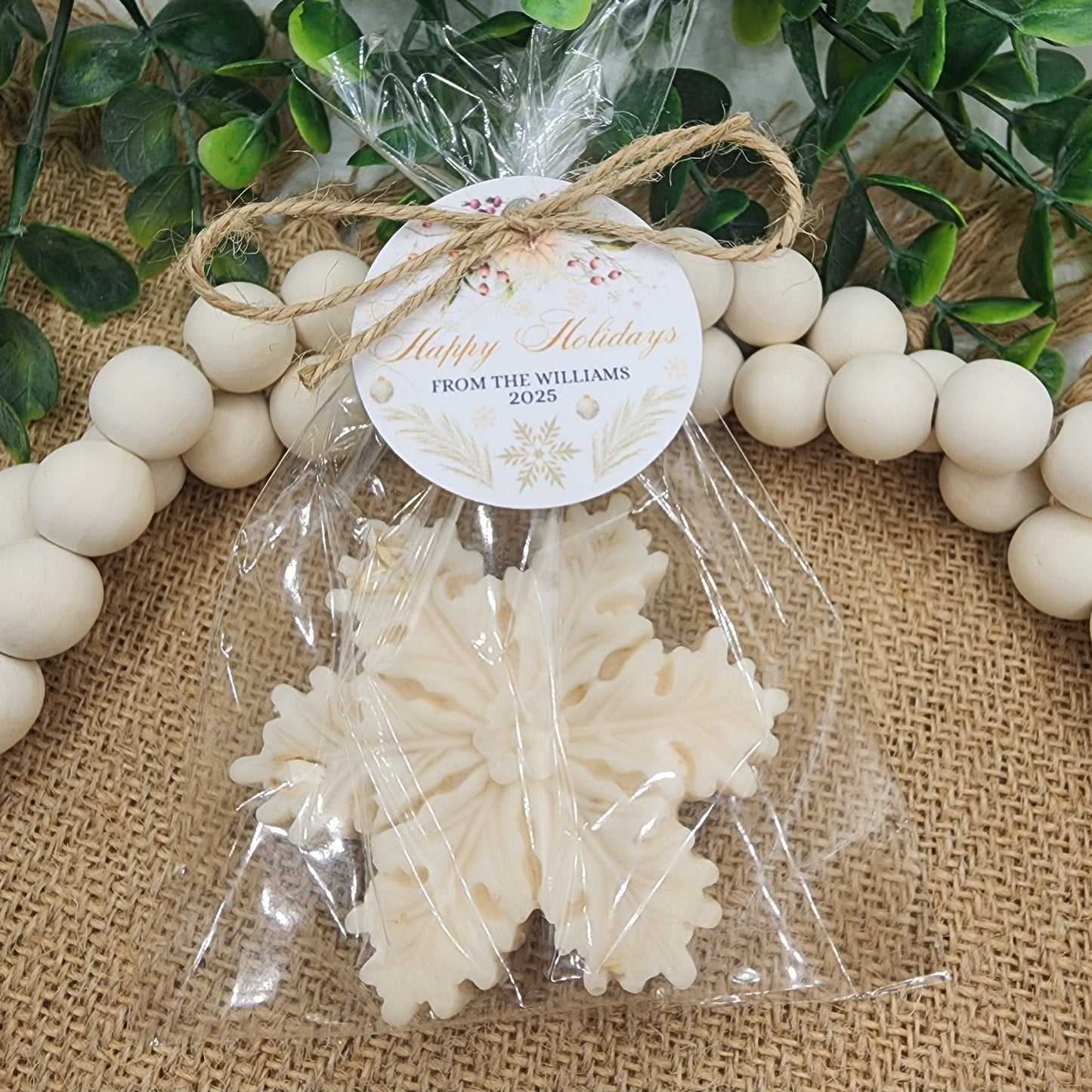 Snowflake Soap Favors Baby Shower Favors Christmas Stocking Stuffers Wedding Shower Favor Christmas Gifts