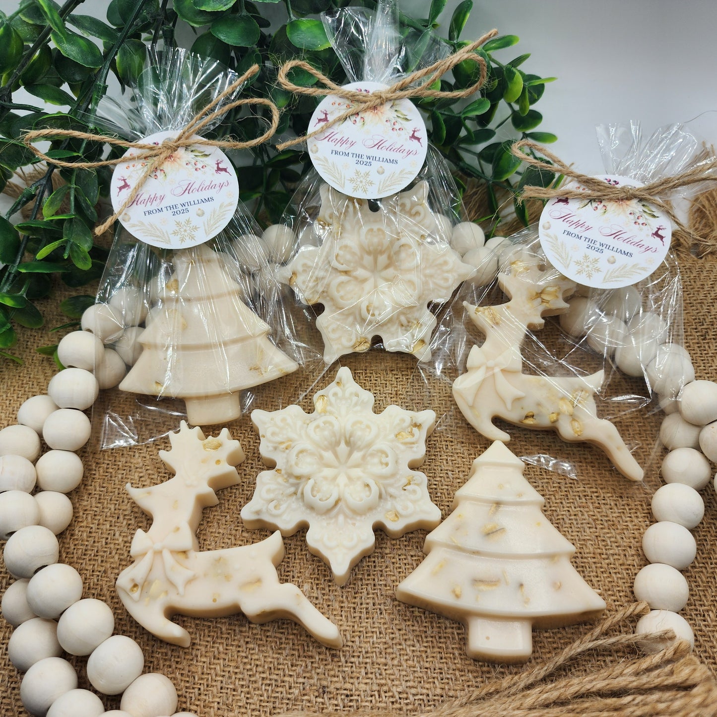 Christmas Soap Favors Baby Shower Favors Christmas Stocking Stuffers Wedding Shower Favor Christmas Gifts Christmas Tree Snowflake decor