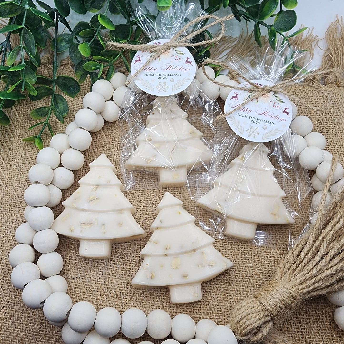Christmas Soap Favors Baby Shower Favors Christmas Stocking Stuffers Wedding Shower Favor Christmas Gifts Christmas Tree Snowflake decor