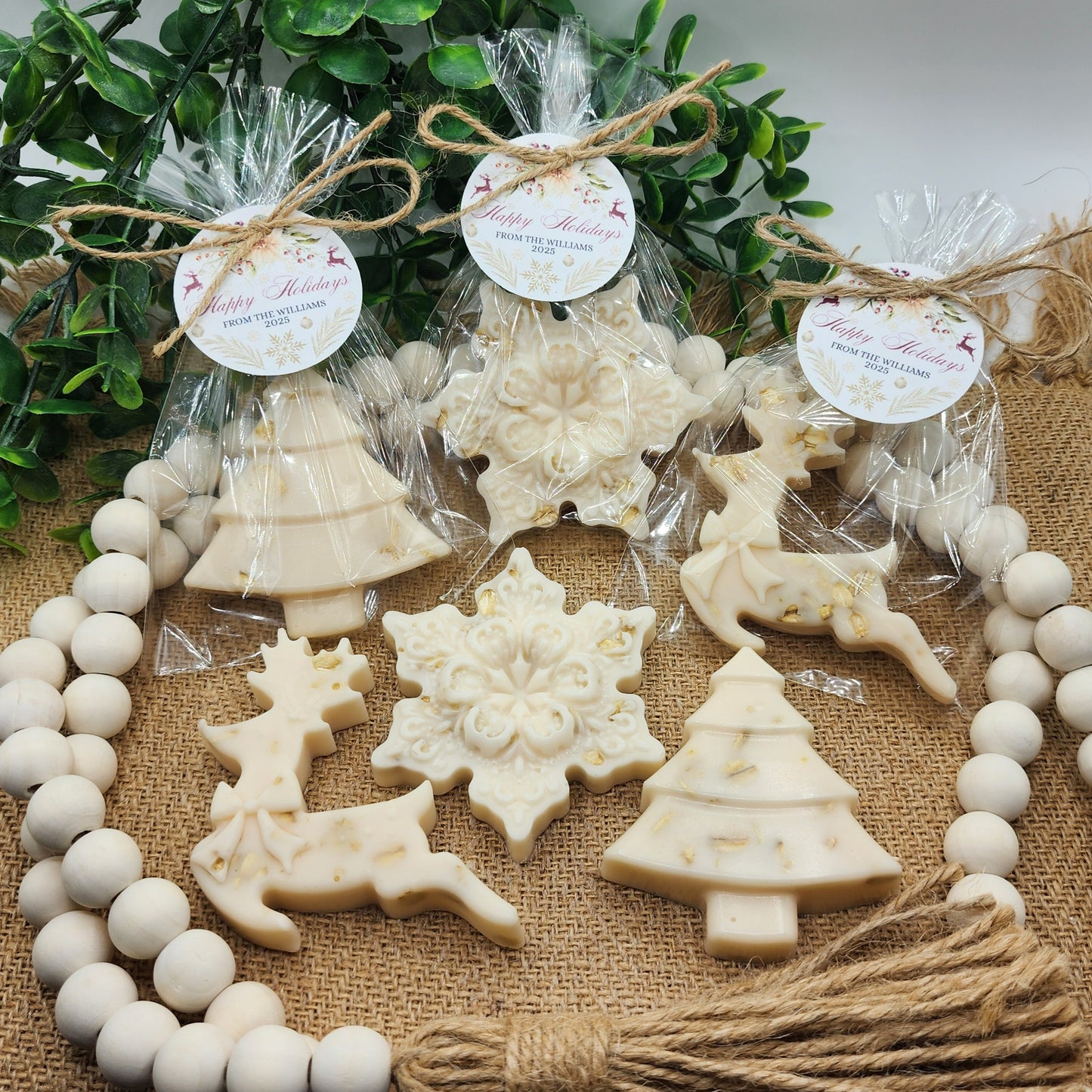 Christmas Soap Favors Baby Shower Favors Christmas Stocking Stuffers Wedding Shower Favor Christmas Gifts Christmas Tree Snowflake decor