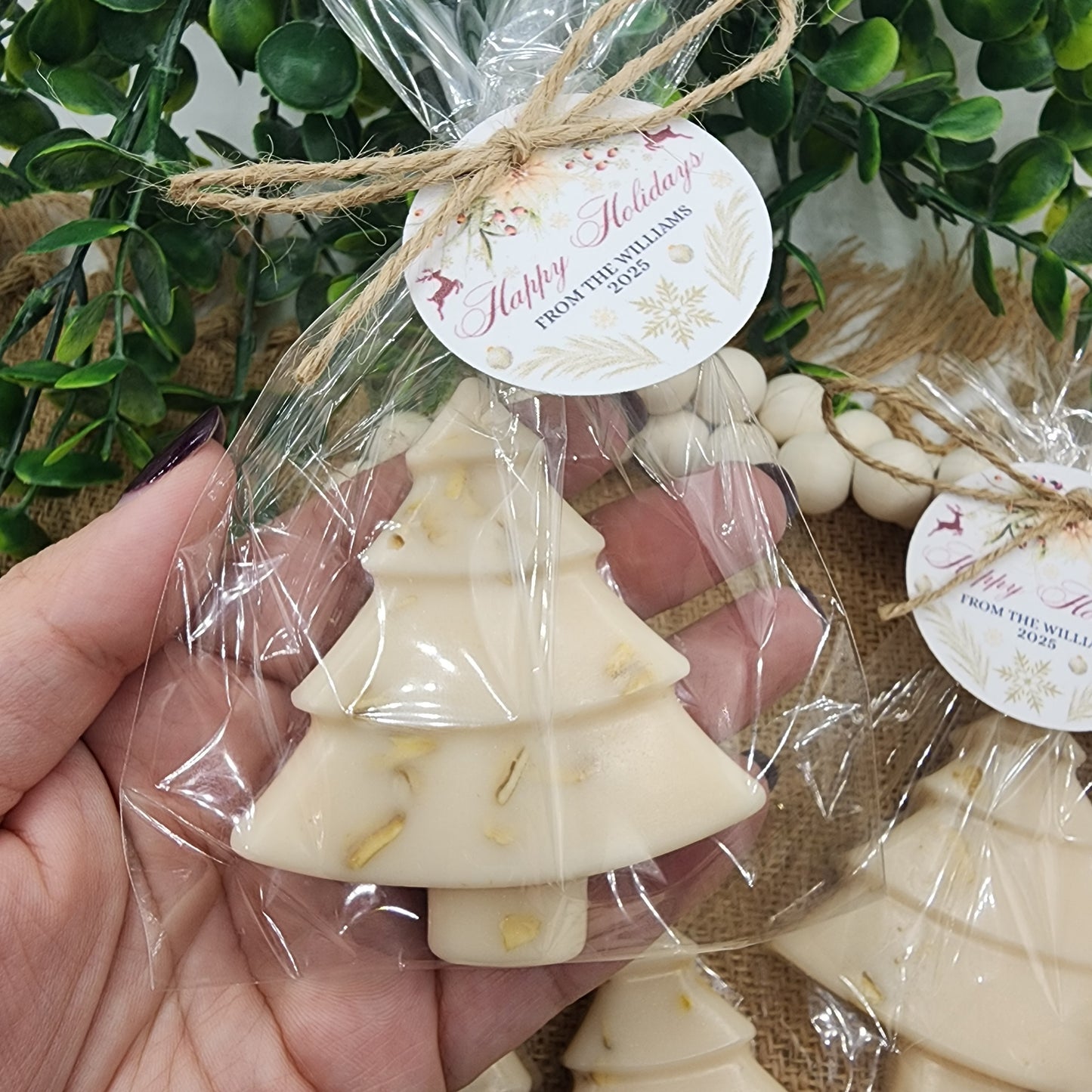Christmas Soap Favors Baby Shower Favors Christmas Stocking Stuffers Wedding Shower Favor Christmas Gifts Christmas Tree Snowflake decor