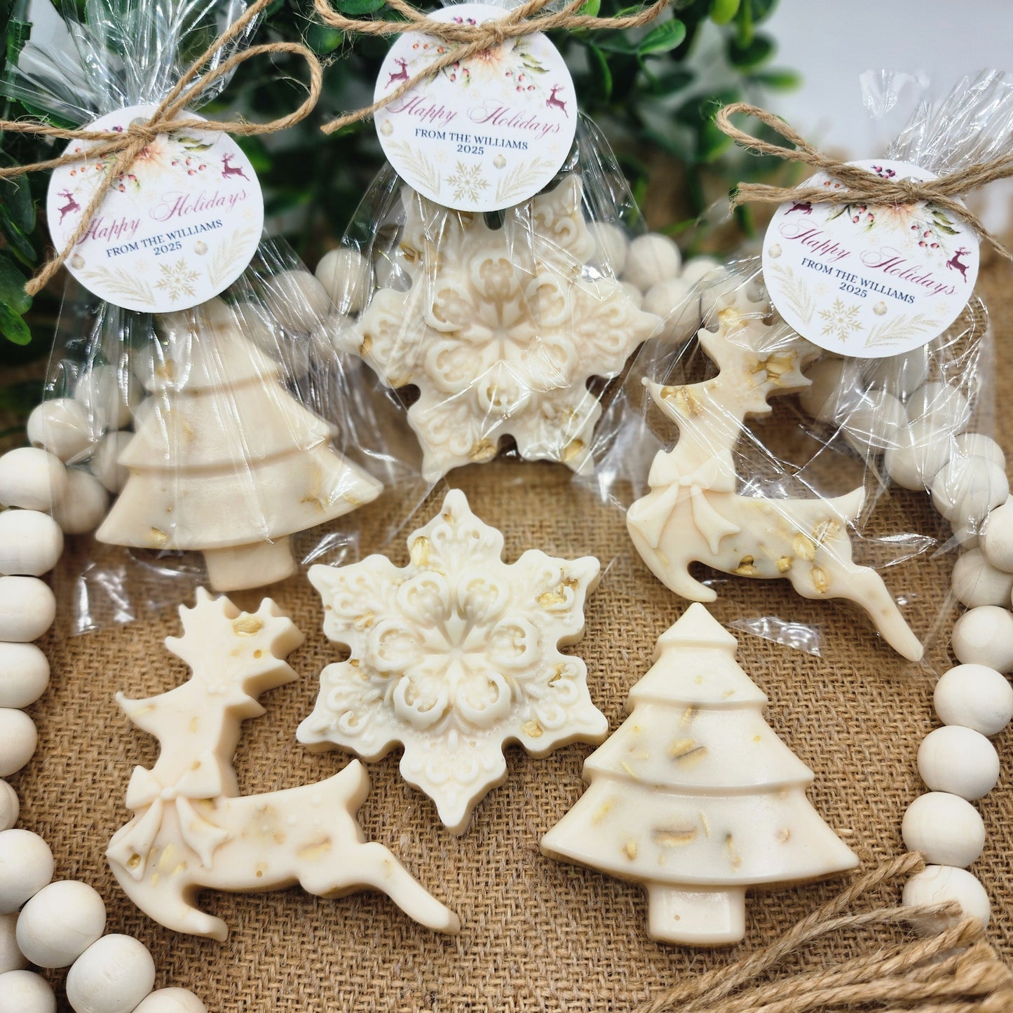 Christmas Soap Favors Baby Shower Favors Christmas Stocking Stuffers Wedding Shower Favor Christmas Gifts Christmas Tree Snowflake decor